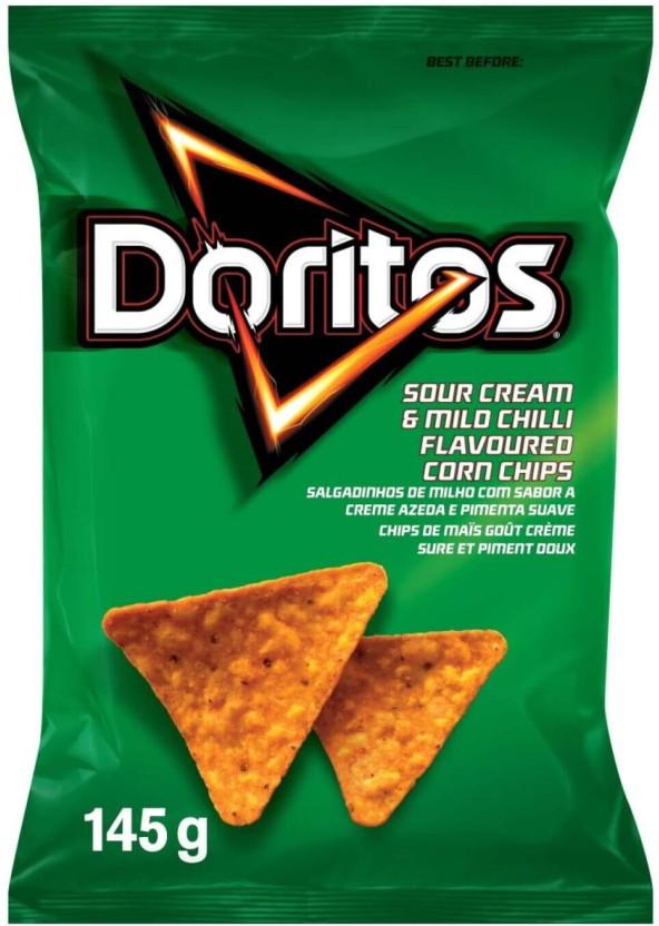 SIMBA Corn Chips Sour Cream and Mild Chilli Nachos (1 x 145 g)