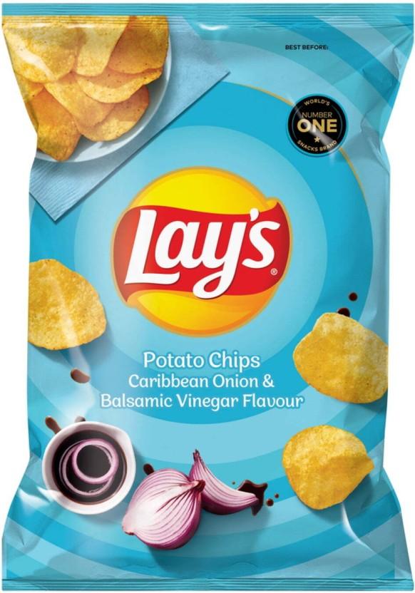 Lay's Caribbean Onion & Balsamic Vinegar Chips (48 x 36 g)