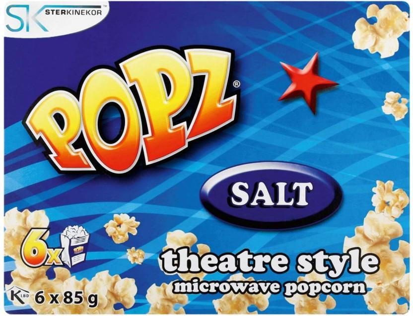 Ster Kinekor Popz Microwave Salt Popcorn (85 g, Pack of 6)