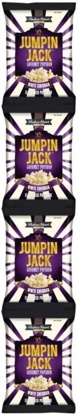 Jumpin Jack Gourmet White Cheddar Popcorn (14 g, Pack of 30)