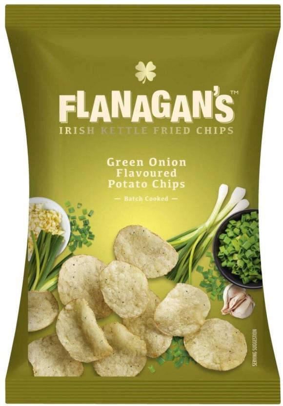 Flanagan's Green Onion Chips (20 x 120 g)