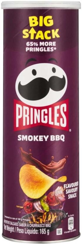 Pringles Potato Chips Smokey BBQ Chips (1 x 165 g)