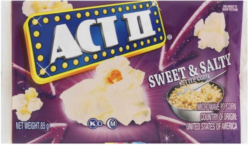Act II Kettle Sweet and Salty Popcorn (85 g)