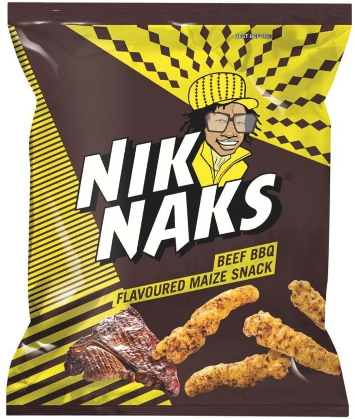 Simba Nik Naks Beef BBQ Flavoured Maize Snack Puffcorn (22 x 135 g)