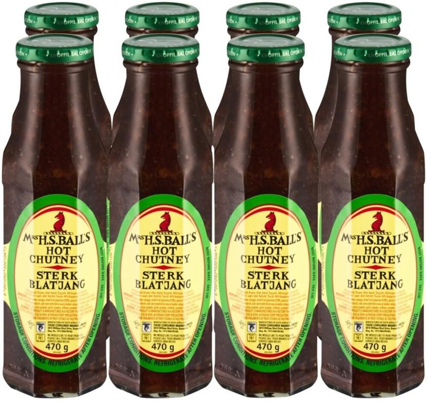 MRS BALL'S Sterk Blatjang Dip (8 x 470 g)