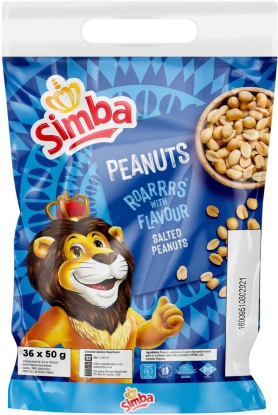 Simba Salted Peanuts (36 x 50 g)
