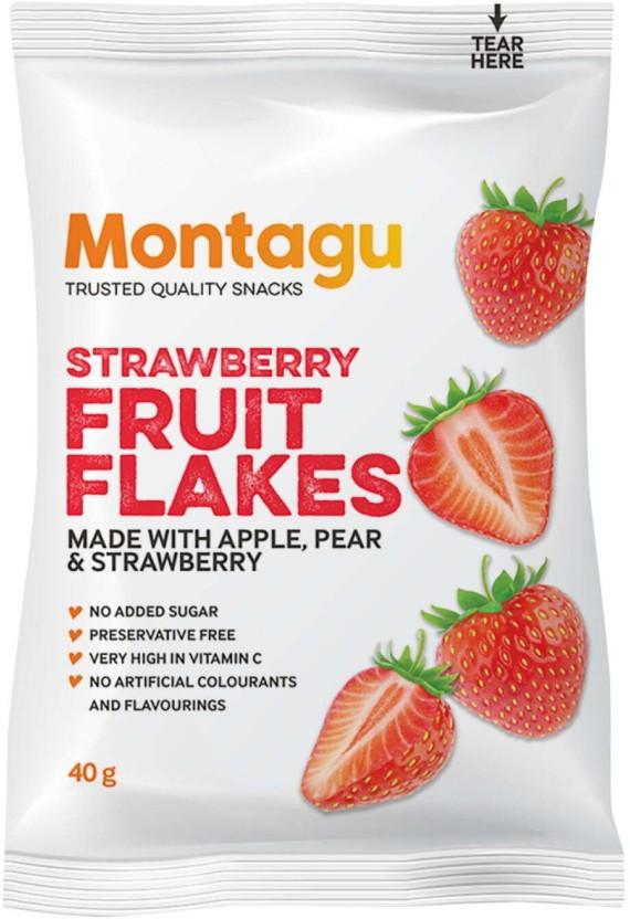 Montagu Fruit Flakes Strawberry (40 g)