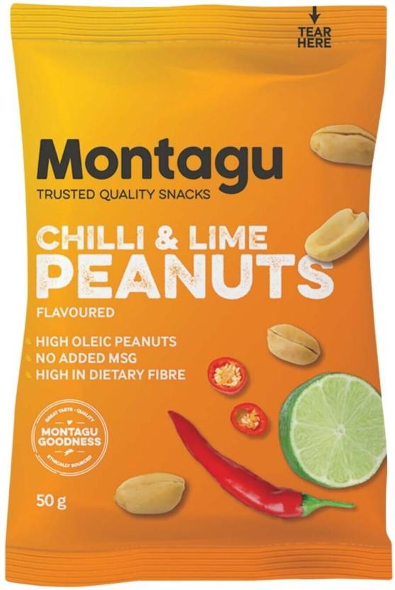 Montagu Chilli & Lime Flavoured Peanuts (10 x 50 g)