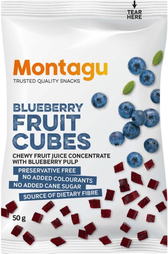 Montagu Fruit Cubes Blueberry (10 x 50 g)