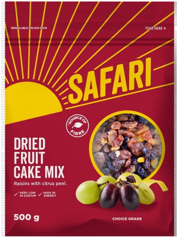 Safari Cake Mix Choice Dried Fruit (20 x 500 g)