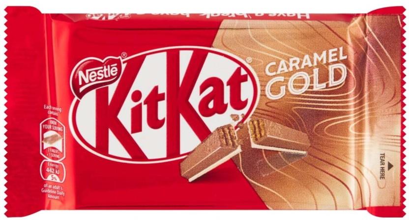 Nestle Kit Kat Caramel Gold Milk Chocolate Bars (41.5 g)