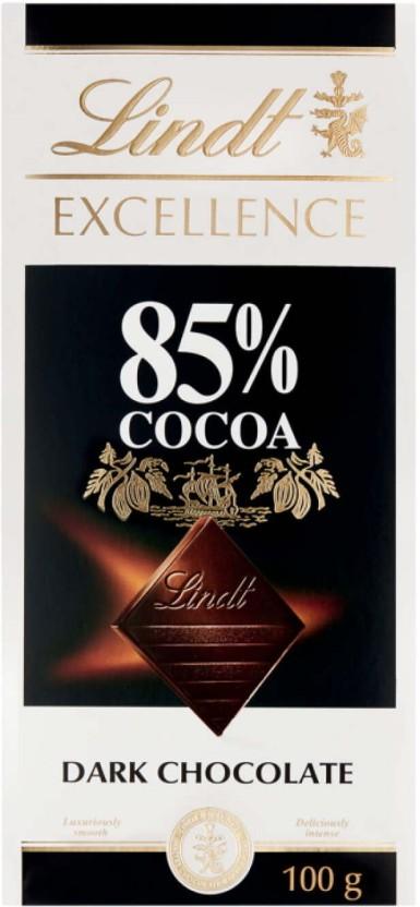 Lindt Excellence 85% Cocoa Dark Chocolate Dark Chocolate Slabs (100 g)