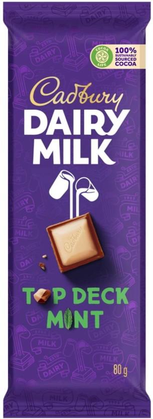Cadbury Dairy Milk Top Deck Mint Milk Chocolate Slabs (80 g)