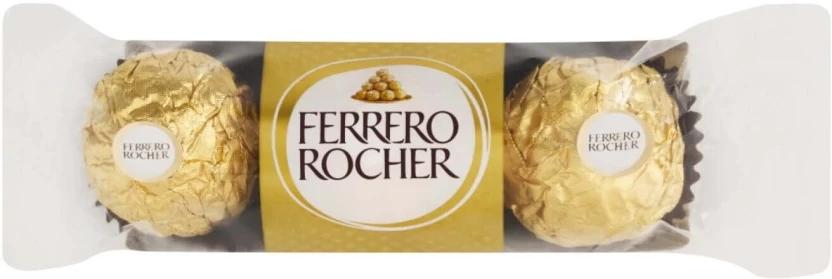 Ferrero Rocher 3 Piece Pack Milk Chocolate Truffles (16 x 37.5 g)