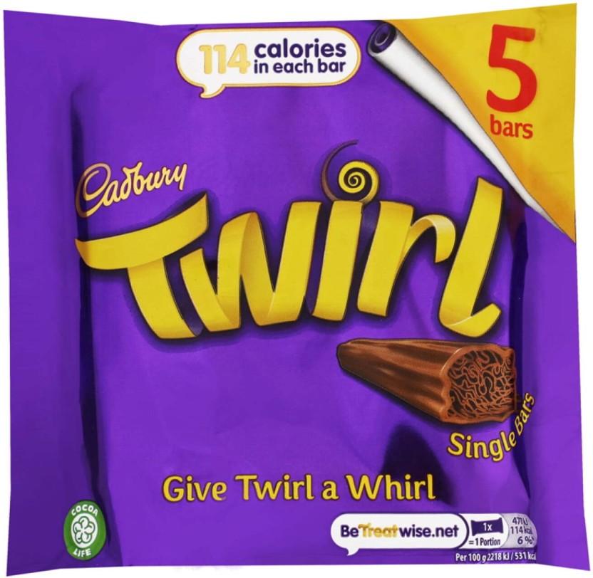 Cadbury Twirl Milk Chocolate Bars (5 g)