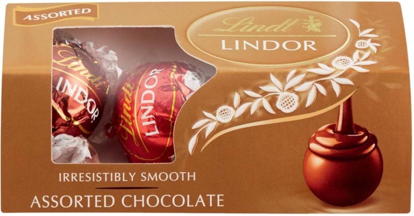 Lindt Lindor Irresistibly Smooth Assorted Chocolate Milk Chocolate Bars (16 x 37 g)