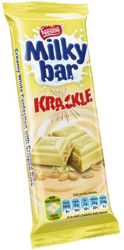 Nestle Milkybar Krackle White Chocolate Slabs (80 g)