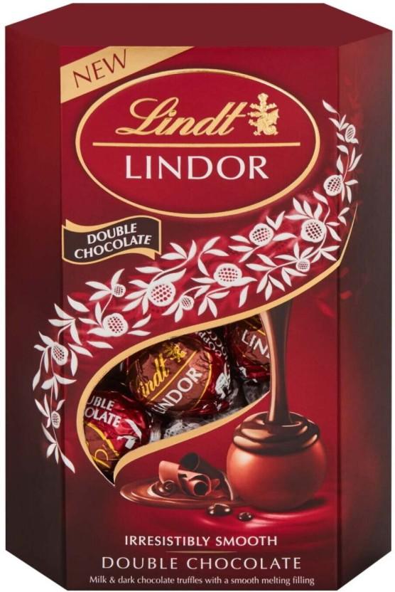 Lindt Lindor Irresistibly Smooth Double Chocolate Milk Chocolate Bars (200 g)