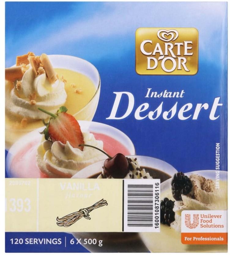 Carte D'or Instant Dessert Vanilla Flavour Custard Powder (3 kg)