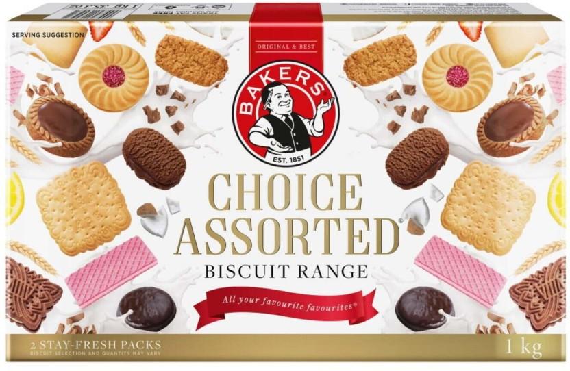 Bakers Choice Assorted Assorted Biscuit (1000 g, Pack of 5)