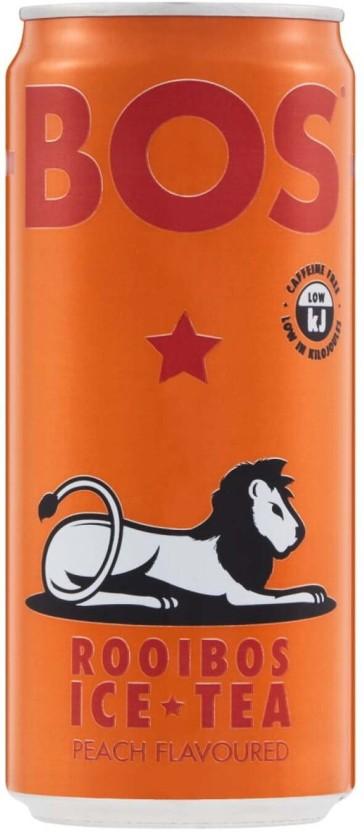 Bos Peach Flavoured Rooibos Iced Tea (6 x 300 ml)