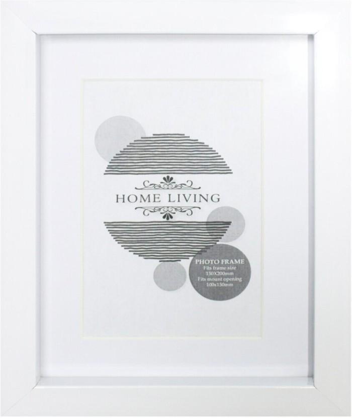 Home Living Plastic Table Photo Frame (White, 1 Photo(s), 150X200)
