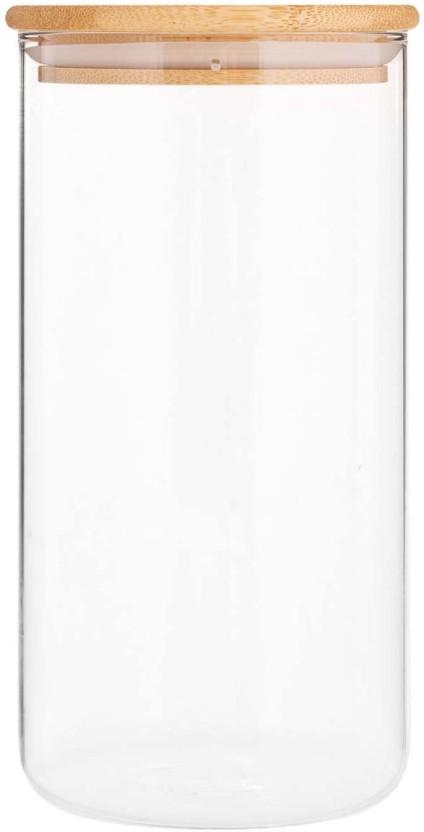 O'Lala Glass Pickle Jar  - 1200 ml (White)