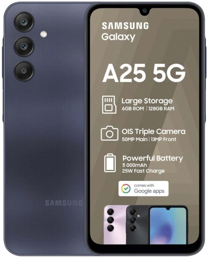 Samsung Galaxy A25 5G (Blue Black, 128 GB) (8 GB RAM)