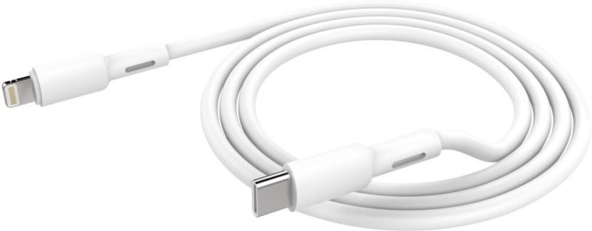 Loopd USB Type C To USB Type C 1 m Lite Lightning To Type (Compatible with Mobile, White, One Cable)