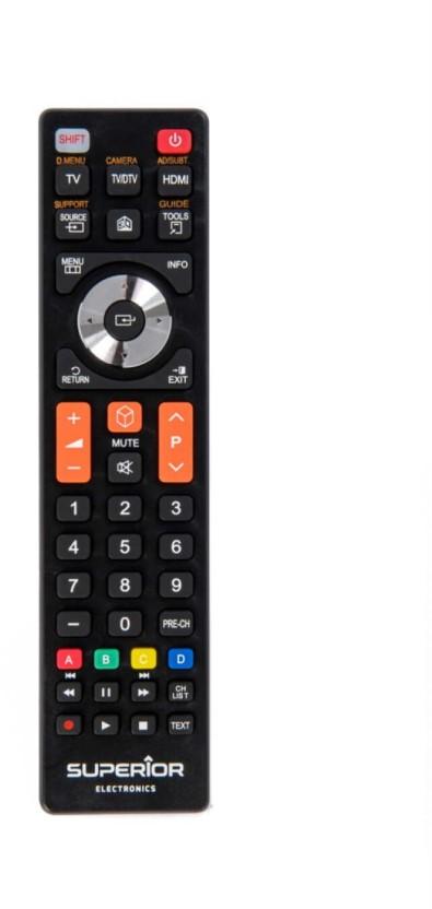 SUPERIOR Universal  Remote Samsung Remote Controller (Black)