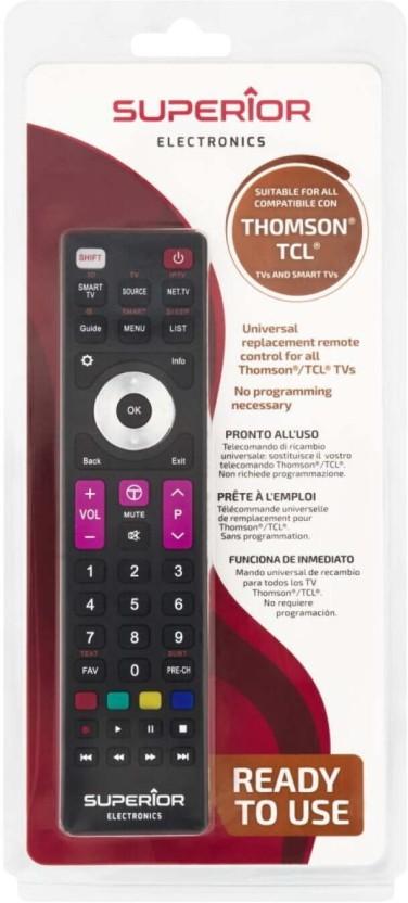 Superior Superior Universal Thomson (TCL) Remote Controller NA Remote Controller (Black)