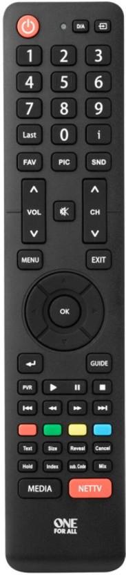 One for all  Replacement TV Remote Hisense Remote Controller (Black)