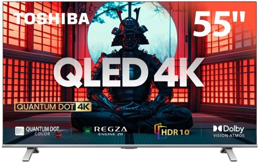 Toshiba 139 cm (55 inch) QLED Ultra HD (4K) Android TV 2024 Edition