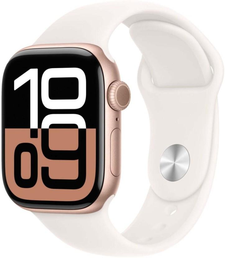 APPLE Watch Series 10 Smartwatch (Rose Strap, Free)