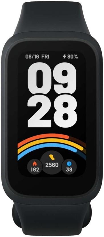 Xiaomi Smart Band 9 Active Smartwatch (Black Strap, Free-size)