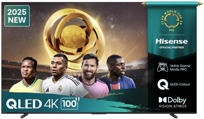 Hisense 254 cm (100 inch) QLED Ultra HD (4K) VIDAA TV 2025 Edition