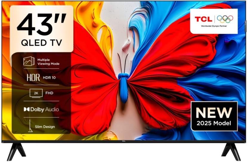 TCL 109 cm (43 inch) QLED Full HD Google TV 2025 Edition