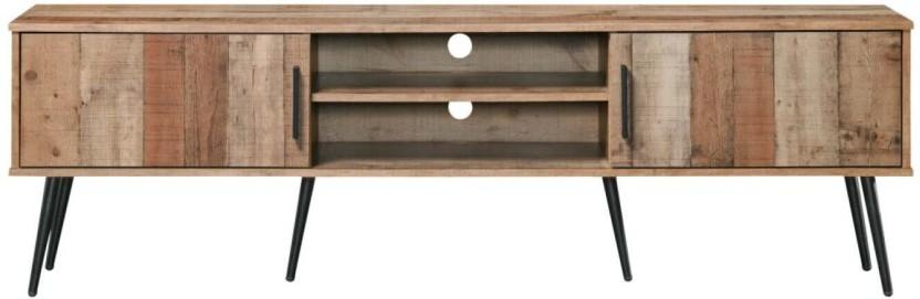 Vernice 463204 Engineered Wood TV Entertainment Unit (Finish Colour - Black, Pre-assembled)