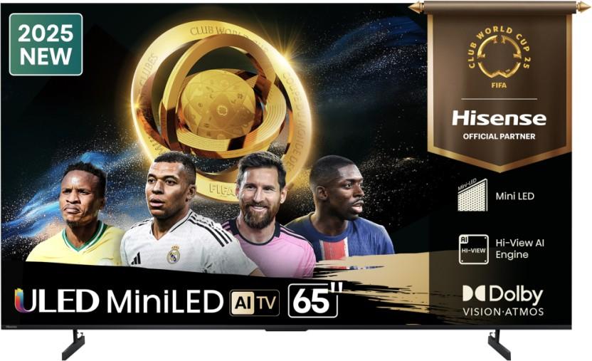 Hisense 164 cm (65 inch) Mini Led Ultra HD (4K) VIDAA TV 2025 Edition