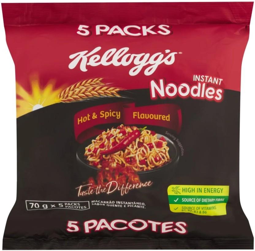 Kellogg's Hot & Spicy Flavour Instant Noodles (5 x 70 g)