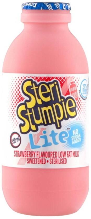 Steri Stumpie Flavoured Low Fat Milk, Strawberry Flavour (350 ml)