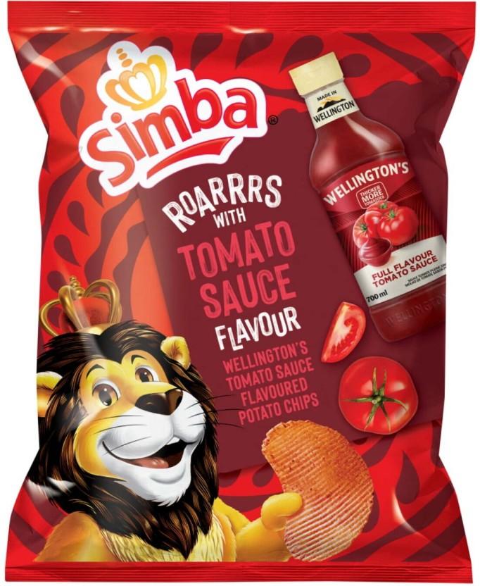 Simba Wellington Tomato Sauce Flavoured Chips (1 x 36 g)
