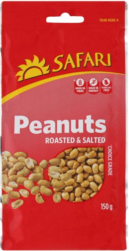 Safari Roasted & Salted Peanuts (20 x 150 g)