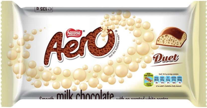 Nestle Aero Smooth Milk Chocolate Slabs (24 x 135 g)