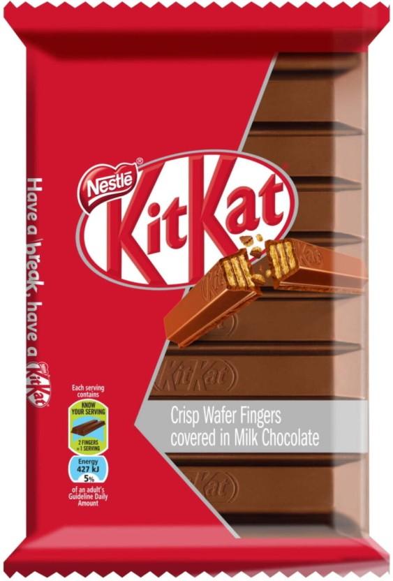 Nestle Kit Kat Crisp Wafer Fingers Milk Chocolate Slabs (85 g)