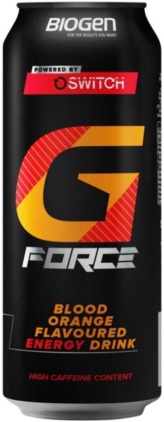 Switch G Force Blood Orange Flavoured Energy Drink (Orange Flavoured, 6 x 500 ml)