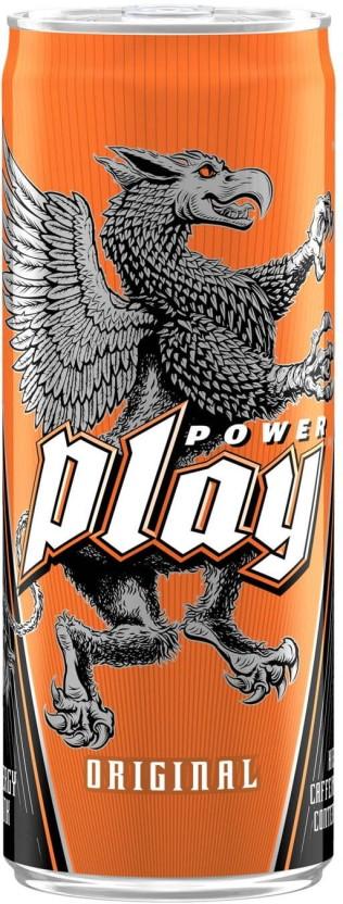 Power Play Original Energy Drink (Plain Flavoured, 4 x 250 ml)
