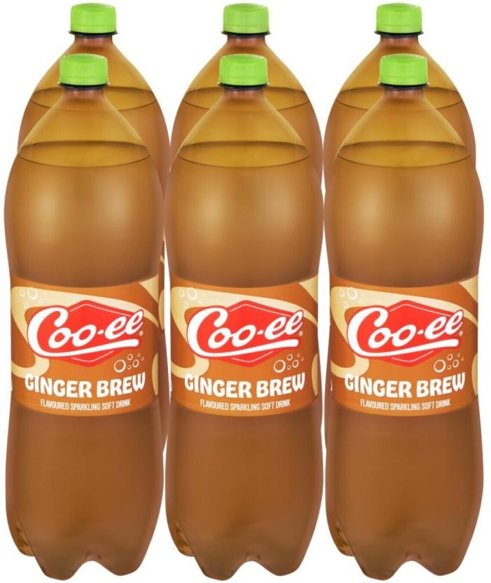 Coo-Ee Ginger Brew Flavoured Soft Drink (6 x 2 L)