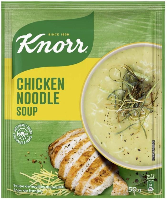Knorr Soup Chicken Noodle (Pack of 60, 50 g)