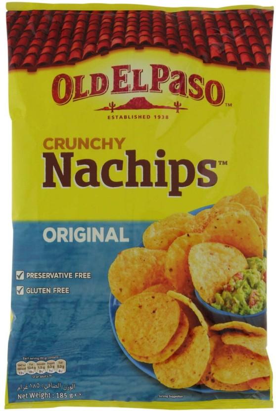 Old El Paso Nachips Maize Snack (10 x 185 g)
